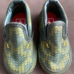 Vans Baby Alligator Dinosaur Sneakers